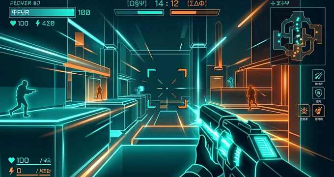 OnlySpin multiplayer FPS oyun modu ekran görüntüsü